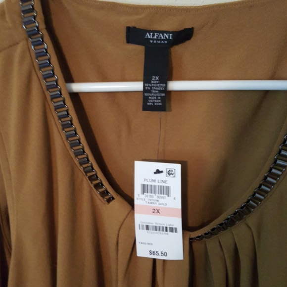 Alfani Woman Sleeveless Blouse - Picture 2 of 6